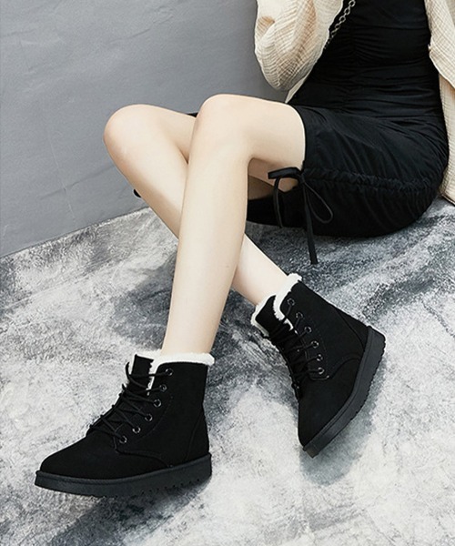 Miniministore(ミニミニストア)の「【新サイズ追加】ムートンブーツ美脚脚長ショートブーツ(ブーツ・レディース・ライトブラウン/ベージュ/グレー/ブラック/ネイビー/ピンク・24.0cm/23.0cm/24.5cm/22.5cm/23.5cm/25.0cm)」の8枚目の写真