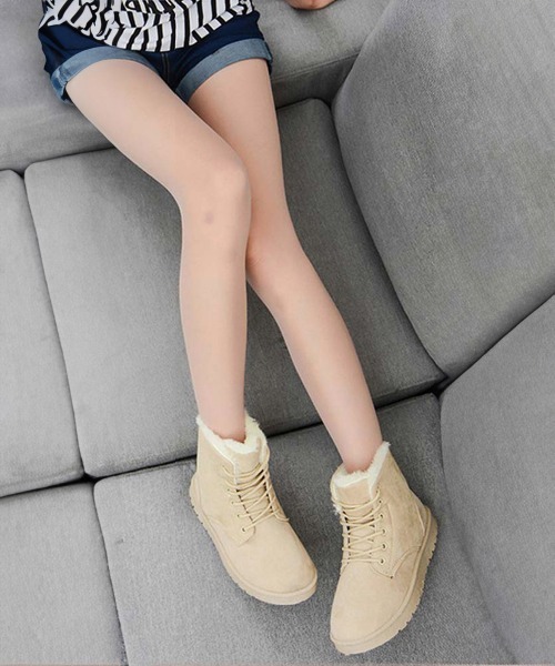 Miniministore(ミニミニストア)の「【新サイズ追加】ムートンブーツ美脚脚長ショートブーツ(ブーツ・レディース・ライトブラウン/ベージュ/グレー/ブラック/ネイビー/ピンク・24.0cm/23.0cm/24.5cm/22.5cm/23.5cm/25.0cm)」の12枚目の写真