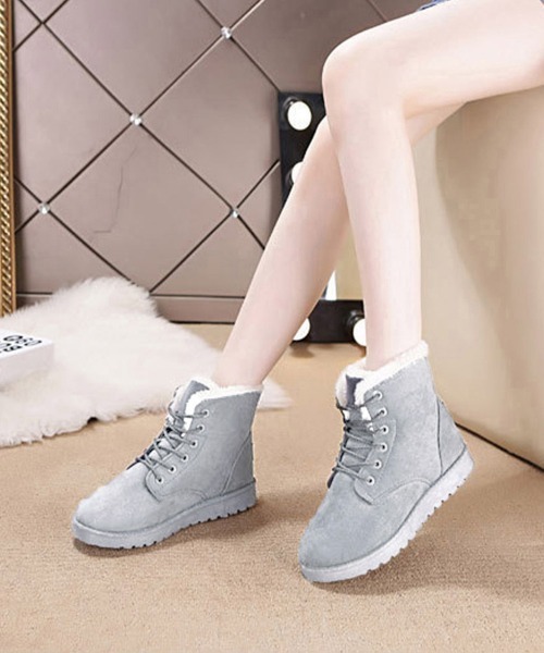 Miniministore(ミニミニストア)の「【新サイズ追加】ムートンブーツ美脚脚長ショートブーツ(ブーツ・レディース・ライトブラウン/ベージュ/グレー/ブラック/ネイビー/ピンク・24.0cm/23.0cm/24.5cm/22.5cm/23.5cm/25.0cm)」の15枚目の写真