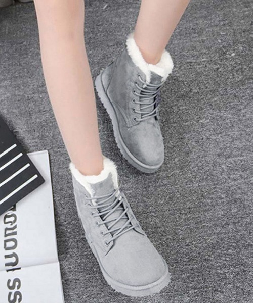 Miniministore(ミニミニストア)の「【新サイズ追加】ムートンブーツ美脚脚長ショートブーツ(ブーツ・レディース・ライトブラウン/ベージュ/グレー/ブラック/ネイビー/ピンク・24.0cm/23.0cm/24.5cm/22.5cm/23.5cm/25.0cm)」の17枚目の写真