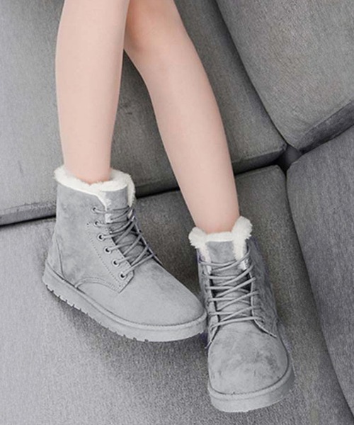 Miniministore(ミニミニストア)の「【新サイズ追加】ムートンブーツ美脚脚長ショートブーツ(ブーツ・レディース・ライトブラウン/ベージュ/グレー/ブラック/ネイビー/ピンク・24.0cm/23.0cm/24.5cm/22.5cm/23.5cm/25.0cm)」の18枚目の写真