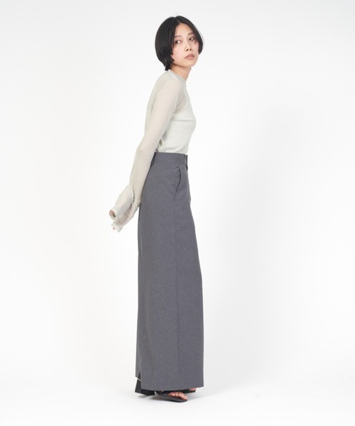 THE SHINZONE(ザ シンゾーン)の「SHEER LONG TEE(Tシャツ/カットソー・レディース・グリーン/イエロー系その他/グレー/ブルー・FREE)」の11枚目の写真