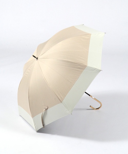 GLOBAL WORK(グローバルワーク)の「PUバイカラー晴雨長傘/985581(長傘・レディース・ミント/ブラック/グレー/ベージュ/オフホワイト/ネイビー・ONE SIZE)」の19枚目の写真