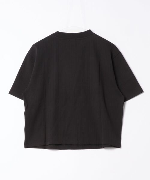 PUMA(プーマ)の「PUMA プーマ ウィメンズ CLASSICS リブ リラックス モックネック 半袖 シャツ(Tシャツ/カットソー・レディース・ターコイズブルー/ブラック/アイボリー・X-LARGE/SMALL/MEDIUM/LARGE)」の4枚目の写真