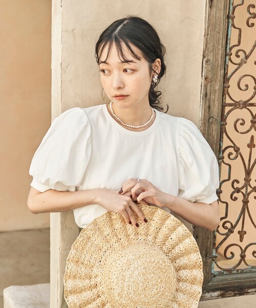 FREAK'S STORE（フリークスストア）の「Casselini/キャセリーニ なみなみハット/ ストローハット（ハット・レディース・ナチュラル/ブラック・ONE SIZE）」の21枚目の写真