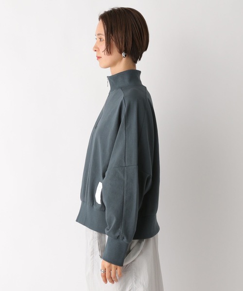 LEPSIM（レプシィム）の「ワイドハーフZIP　107562（Tシャツ/カットソー・レディース・チャコールグレー/ライトパープル/ライトグレー・FREE）」の12枚目の写真