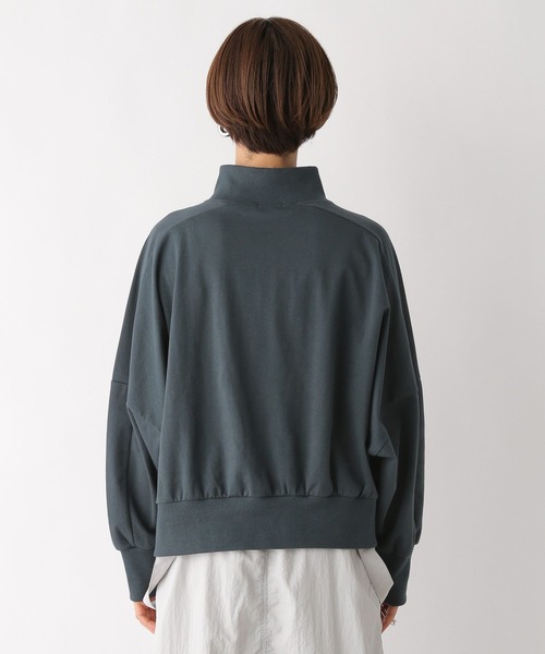 LEPSIM（レプシィム）の「ワイドハーフZIP　107562（Tシャツ/カットソー・レディース・チャコールグレー/ライトパープル/ライトグレー・FREE）」の13枚目の写真