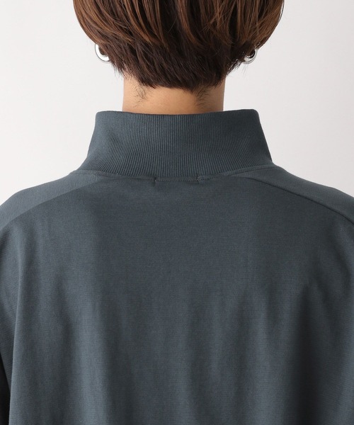 LEPSIM（レプシィム）の「ワイドハーフZIP　107562（Tシャツ/カットソー・レディース・チャコールグレー/ライトパープル/ライトグレー・FREE）」の9枚目の写真