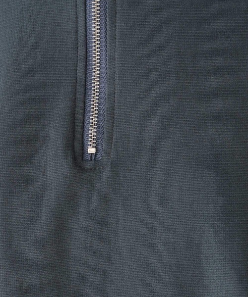 LEPSIM（レプシィム）の「ワイドハーフZIP　107562（Tシャツ/カットソー・レディース・チャコールグレー/ライトパープル/ライトグレー・FREE）」の6枚目の写真