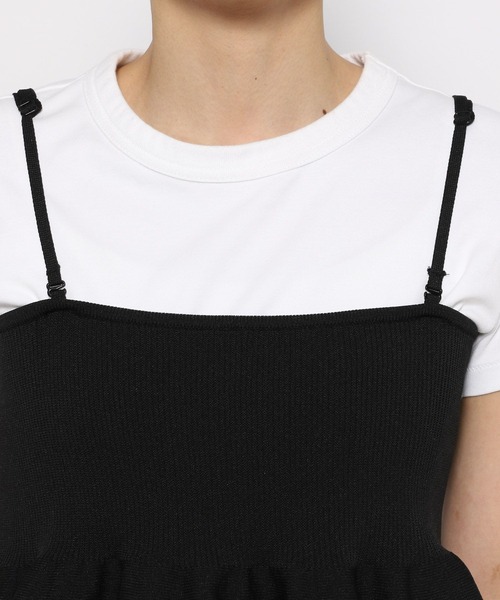 LOWRYS FARM（ローリーズファーム）の「ペプラムニットキャミ　111949（Tシャツ/カットソー・レディース・ブラック/ネイビー/レッド・FREE）」の11枚目の写真