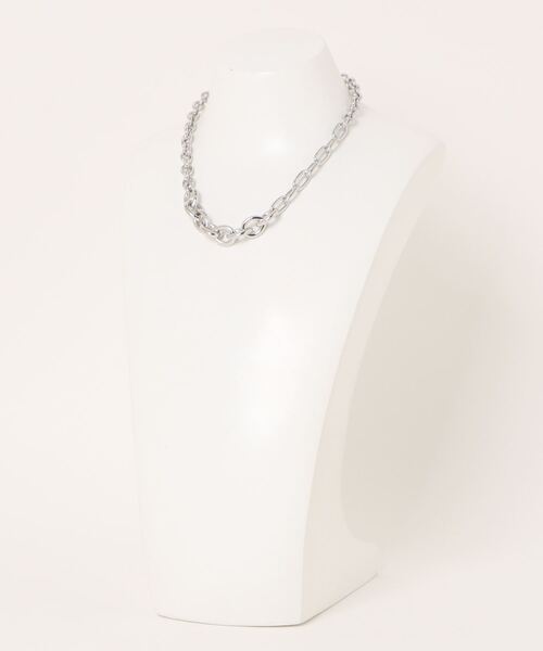 DouDou（ドゥドゥ）の「パール×チェーン2WAYネックレス（ネックレス・レディース・シルバー/ゴールド・FREE）」の3枚目の写真