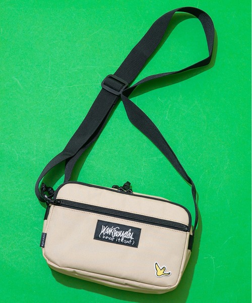 （What it isNt）ART BY MARKGONZALES（ワットイットイズント）の「【(What it isNt) ART BY MARK GONZALES/(ワットイットイズント) アートバイ マークゴンザレス】スクエアウエストショルダー（ショルダーバッグ・メンズ・レッド/ブラック/ダークベージュ/ベージュ・FREE）」の3枚目の写真