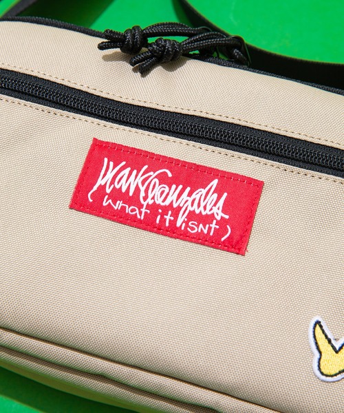 （What it isNt）ART BY MARKGONZALES（ワットイットイズント）の「【(What it isNt) ART BY MARK GONZALES/(ワットイットイズント) アートバイ マークゴンザレス】スクエアウエストショルダー（ショルダーバッグ・メンズ・レッド/ブラック/ダークベージュ/ベージュ・FREE）」の8枚目の写真