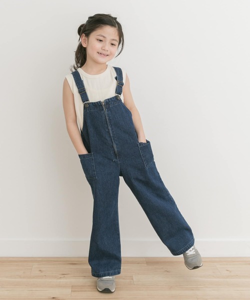 URBAN RESEARCH DOORS（アーバンリサーチドアーズ）の「ノースリランダムカットソー(KIDS)（Tシャツ/カットソー・キッズ・チャコールグレー/アイボリー・135/105/120）」の2枚目の写真