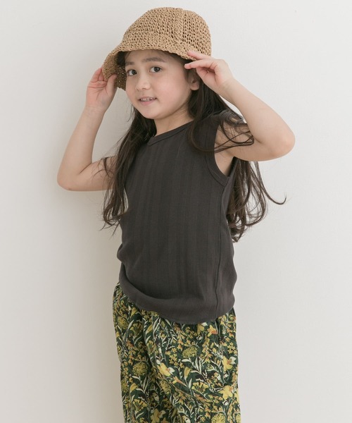 URBAN RESEARCH DOORS（アーバンリサーチドアーズ）の「ノースリランダムカットソー(KIDS)（Tシャツ/カットソー・キッズ・チャコールグレー/アイボリー・135/105/120）」の12枚目の写真