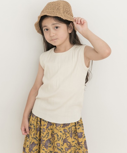 URBAN RESEARCH DOORS（アーバンリサーチドアーズ）の「ノースリランダムカットソー(KIDS)（Tシャツ/カットソー・キッズ・チャコールグレー/アイボリー・135/105/120）」の5枚目の写真