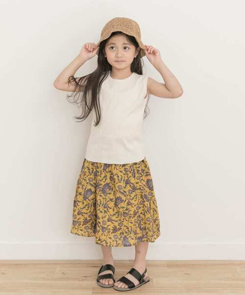 URBAN RESEARCH DOORS（アーバンリサーチドアーズ）の「ノースリランダムカットソー(KIDS)（Tシャツ/カットソー・キッズ・チャコールグレー/アイボリー・135/105/120）」の6枚目の写真