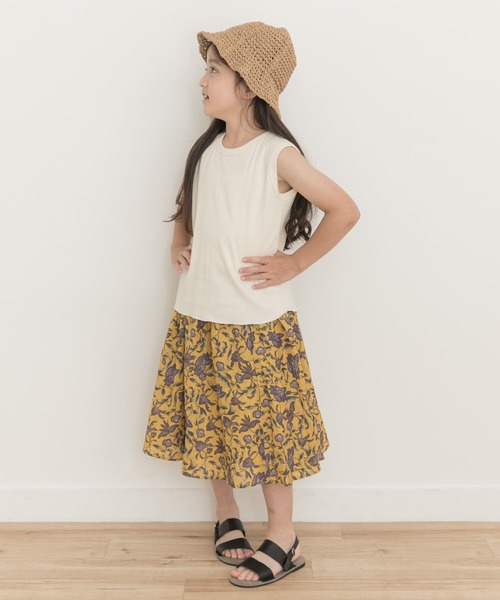 URBAN RESEARCH DOORS（アーバンリサーチドアーズ）の「ノースリランダムカットソー(KIDS)（Tシャツ/カットソー・キッズ・チャコールグレー/アイボリー・135/105/120）」の7枚目の写真