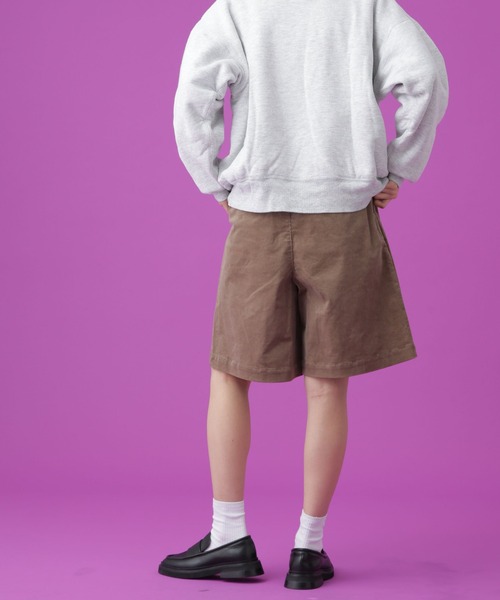 Apo(s)ture(アポスチャー)の「SOFIA-001/コーデュロイワンタックショートパンツ(その他パンツ・レディース・ホワイト/カーキ/ネイビー/ベージュ・XS/S/M/L/XL)」の20枚目の写真