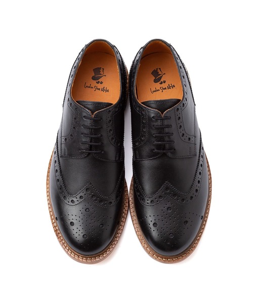 London Shoe Make（ロンドンシューメイク）の「London Shoe Make / ロンドンシューメイク ≪グッドイヤーウェルト製法≫ ウィングチップ 601（ドレスシューズ・メンズ・ベージュ系その他/バーガンディー/ブラック/タン・6.5/7.5/7/8/8.5/9/9.5）」の2枚目の写真