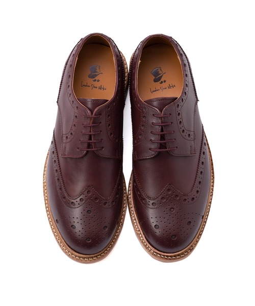 London Shoe Make（ロンドンシューメイク）の「London Shoe Make / ロンドンシューメイク ≪グッドイヤーウェルト製法≫ ウィングチップ 601（ドレスシューズ・メンズ・ベージュ系その他/バーガンディー/ブラック/タン・6.5/7.5/7/8/8.5/9/9.5）」の14枚目の写真