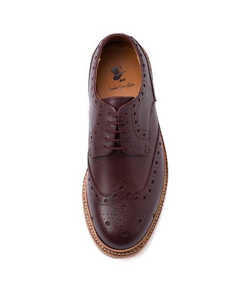 London Shoe Make（ロンドンシューメイク）の「London Shoe Make / ロンドンシューメイク ≪グッドイヤーウェルト製法≫ ウィングチップ 601（ドレスシューズ・メンズ・ベージュ系その他/バーガンディー/ブラック/タン・6.5/7.5/7/8/8.5/9/9.5）」の15枚目の写真