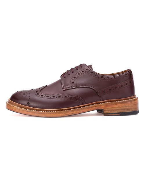 London Shoe Make（ロンドンシューメイク）の「London Shoe Make / ロンドンシューメイク ≪グッドイヤーウェルト製法≫ ウィングチップ 601（ドレスシューズ・メンズ・ベージュ系その他/バーガンディー/ブラック/タン・6.5/7.5/7/8/8.5/9/9.5）」の16枚目の写真