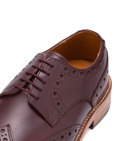 London Shoe Make（ロンドンシューメイク）の「London Shoe Make / ロンドンシューメイク ≪グッドイヤーウェルト製法≫ ウィングチップ 601（ドレスシューズ・メンズ・ベージュ系その他/バーガンディー/ブラック/タン・6.5/7.5/7/8/8.5/9/9.5）」の18枚目の写真