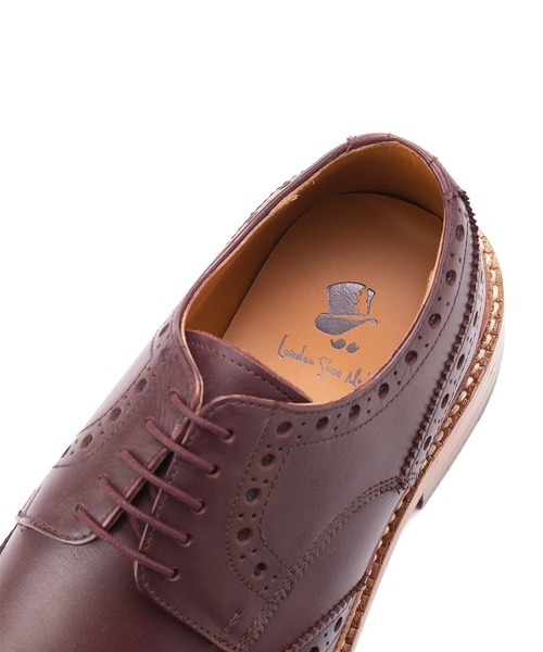London Shoe Make（ロンドンシューメイク）の「London Shoe Make / ロンドンシューメイク ≪グッドイヤーウェルト製法≫ ウィングチップ 601（ドレスシューズ・メンズ・ベージュ系その他/バーガンディー/ブラック/タン・6.5/7.5/7/8/8.5/9/9.5）」の19枚目の写真