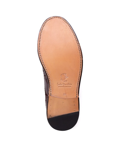 London Shoe Make（ロンドンシューメイク）の「London Shoe Make / ロンドンシューメイク ≪グッドイヤーウェルト製法≫ ウィングチップ 601（ドレスシューズ・メンズ・ベージュ系その他/バーガンディー/ブラック/タン・6.5/7.5/7/8/8.5/9/9.5）」の21枚目の写真