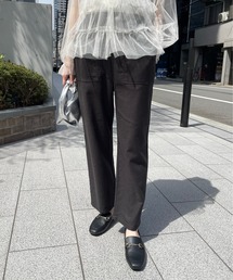 Meli rich | フレンチリネンベイカーパンツ(その他パンツ)