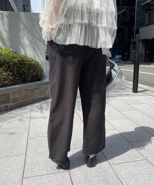 Meli rich（メリーリッチ）の「フレンチリネンベイカーパンツ（その他パンツ・レディース・チャコールグレー/ブルー/オレンジ・FREE）」の7枚目の写真