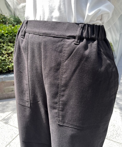 Meli rich（メリーリッチ）の「フレンチリネンベイカーパンツ（その他パンツ・レディース・チャコールグレー/ブルー/オレンジ・FREE）」の12枚目の写真