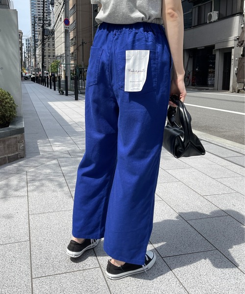 Meli rich（メリーリッチ）の「フレンチリネンベイカーパンツ（その他パンツ・レディース・チャコールグレー/ブルー/オレンジ・FREE）」の18枚目の写真