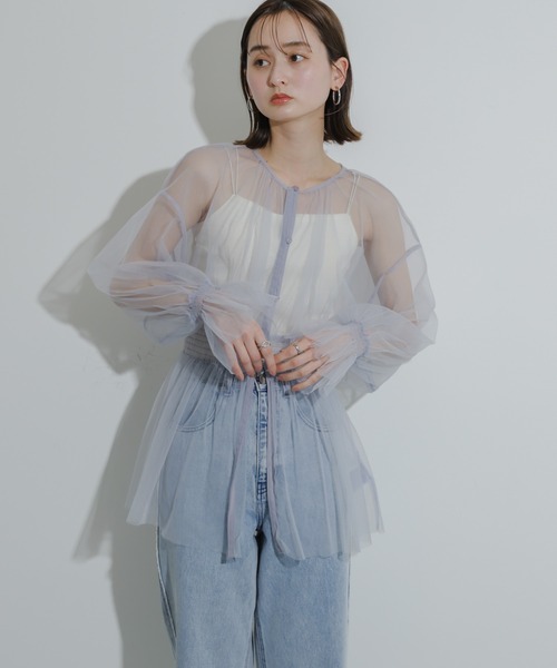 viviennewestwood チュール　チュニック セール】ウエストマークチュールチュニックトップ（その他トップス