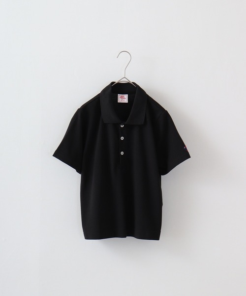 JEMORGAN(ジェーイーモーガン)の「JEMORGAN カノコ ミニポロシャツ(ポロシャツ・レディース・ブラック/チャコール/ホワイト・F)」の13枚目の写真