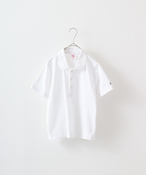 JEMORGAN(ジェーイーモーガン)の「JEMORGAN カノコ ミニポロシャツ(ポロシャツ・レディース・ブラック/チャコール/ホワイト・F)」の12枚目の写真