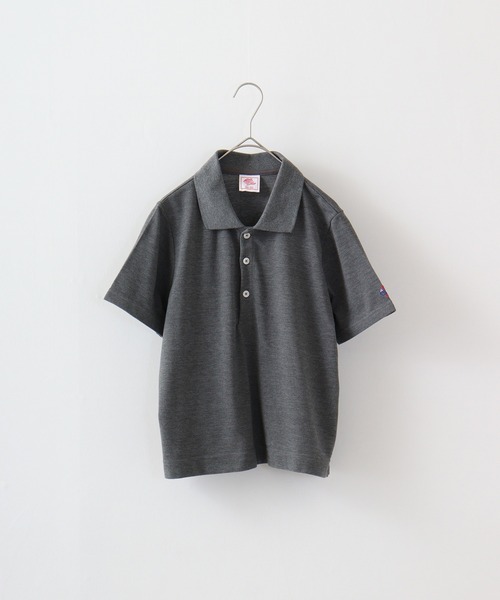 JEMORGAN(ジェーイーモーガン)の「JEMORGAN カノコ ミニポロシャツ(ポロシャツ・レディース・ブラック/チャコール/ホワイト・F)」の14枚目の写真