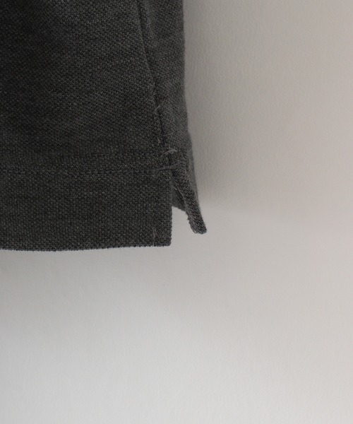 JEMORGAN(ジェーイーモーガン)の「JEMORGAN カノコ ミニポロシャツ(ポロシャツ・レディース・ブラック/チャコール/ホワイト・F)」の22枚目の写真