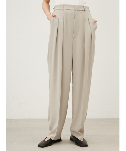 Mila Owen（ミラオーウェン）の「ハイウエストダンディパンツ【手洗い可能】（その他パンツ・レディース・ブラック/アイボリー/ベージュ・1/0/00）」の7枚目の写真