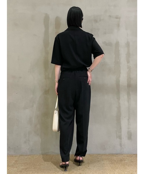 Mila Owen（ミラオーウェン）の「ハイウエストダンディパンツ【手洗い可能】（その他パンツ・レディース・ブラック/アイボリー/ベージュ・1/0/00）」の18枚目の写真