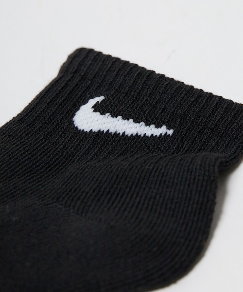 NIKE（ナイキ）の「NIKE/ナイキ BACIS PACK ANKLE 3PK ソックス（ソックス/靴下・キッズ・ホワイト/ブラック/その他・17-21cm）」の12枚目の写真