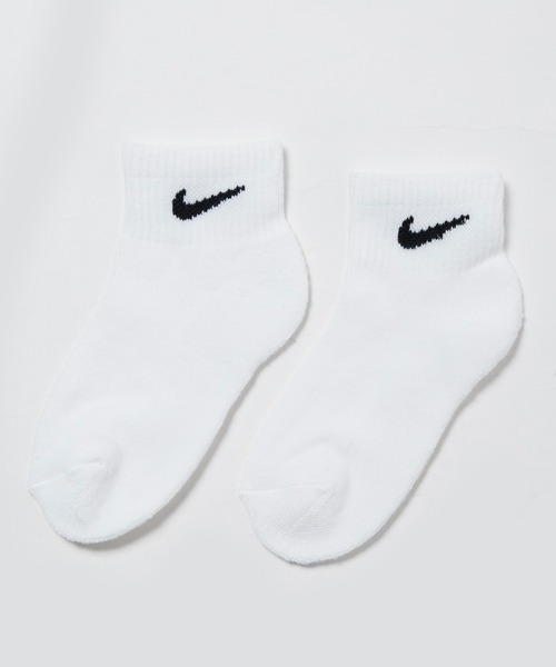 NIKE（ナイキ）の「NIKE/ナイキ BACIS PACK ANKLE 3PK ソックス（ソックス/靴下・キッズ・ホワイト/ブラック/その他・17-21cm）」の9枚目の写真