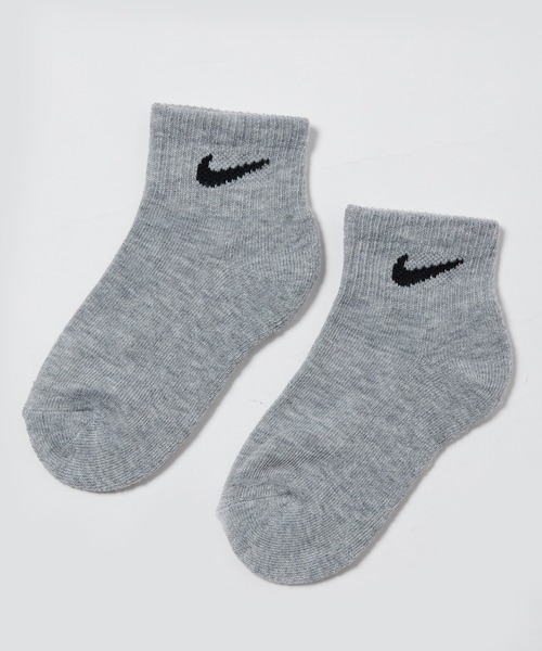 NIKE（ナイキ）の「NIKE/ナイキ BACIS PACK ANKLE 3PK ソックス（ソックス/靴下・キッズ・ホワイト/ブラック/その他・17-21cm）」の10枚目の写真