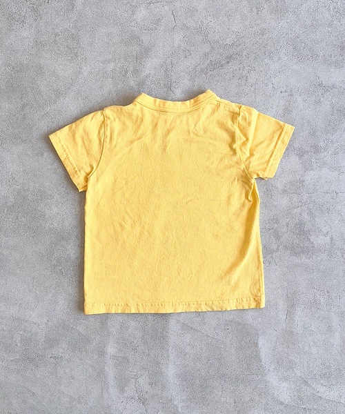 JIPPON(ジポン)の「パンダTシャツ/日本製(80~140cm)(Tシャツ/カットソー・キッズ・オフホワイト/イエロー/ピンク/ライトブルー・80/90/95/100/110/120/130/140)」の9枚目の写真