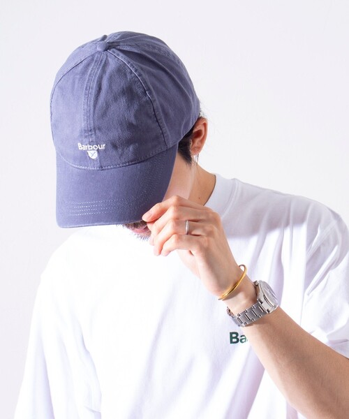 Barbour（バブアー）の「【限定展開】【Barbour/バブアー】ワンポイント ロゴ刺繍 キャップ（キャップ・メンズ・オリーブ/チャコールグレー/ベージュ/インディゴブルー/ネイビー/ブラック・FREE）」の6枚目の写真