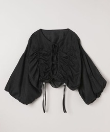 JEANASIS | ドロストギャザーボレロ/121923(カーディガン/ボレロ)