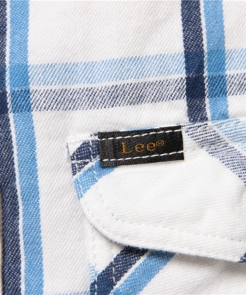 SEVENDAYS=SUNDAY(セブンデイズサンデイ)の「Lee CHECK WORK ロングシャツ(シャツ/ブラウス・レディース・ネイビー/オフホワイト/ブルー・MEDIUM/SMALL)」の11枚目の写真