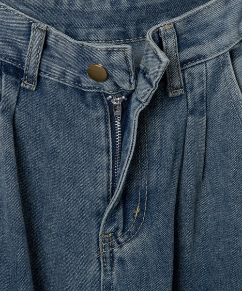 Figments(フィグメンツ)の「マルチカーゴデニムパンツ(デニムパンツ・レディース・インディゴブルー・LARGE/MEDIUM)」の7枚目の写真