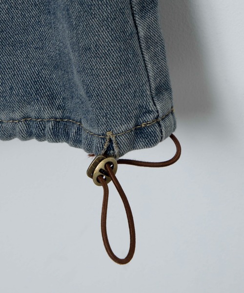 Figments(フィグメンツ)の「マルチカーゴデニムパンツ(デニムパンツ・レディース・インディゴブルー・LARGE/MEDIUM)」の12枚目の写真